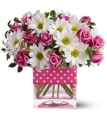 Teleflora's Polka Dots and Posies